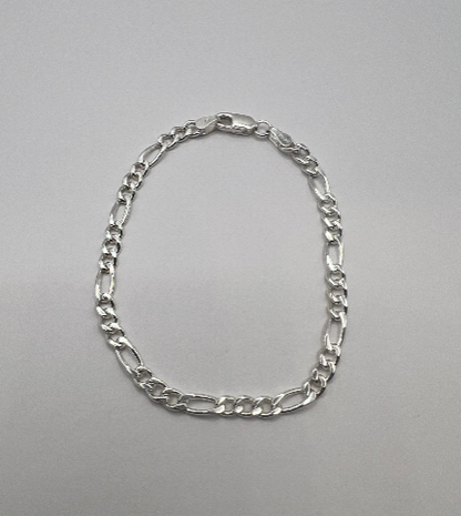 Pulso Unisex 3x1  7.1gr Plata .925 20cm 6mm