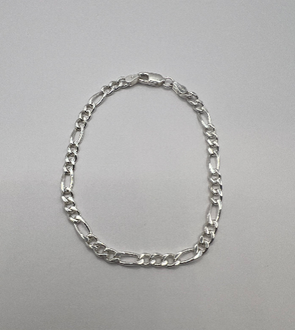 Pulso Unisex 3x1  7.1gr Plata .925 20cm 6mm