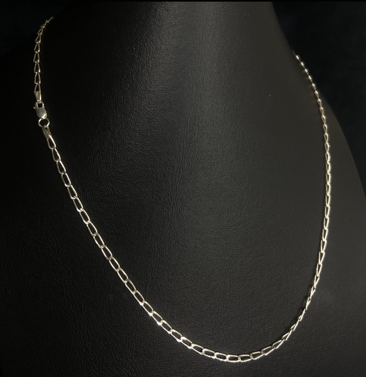 Cadena Eslabones en Plata .925 3.7mm 8.8gr 50cm