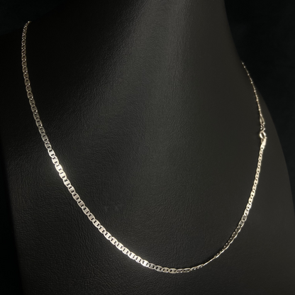 Cadenna Tejido Gucci Grosor 2mm 6.3gr Plata .925 60cm