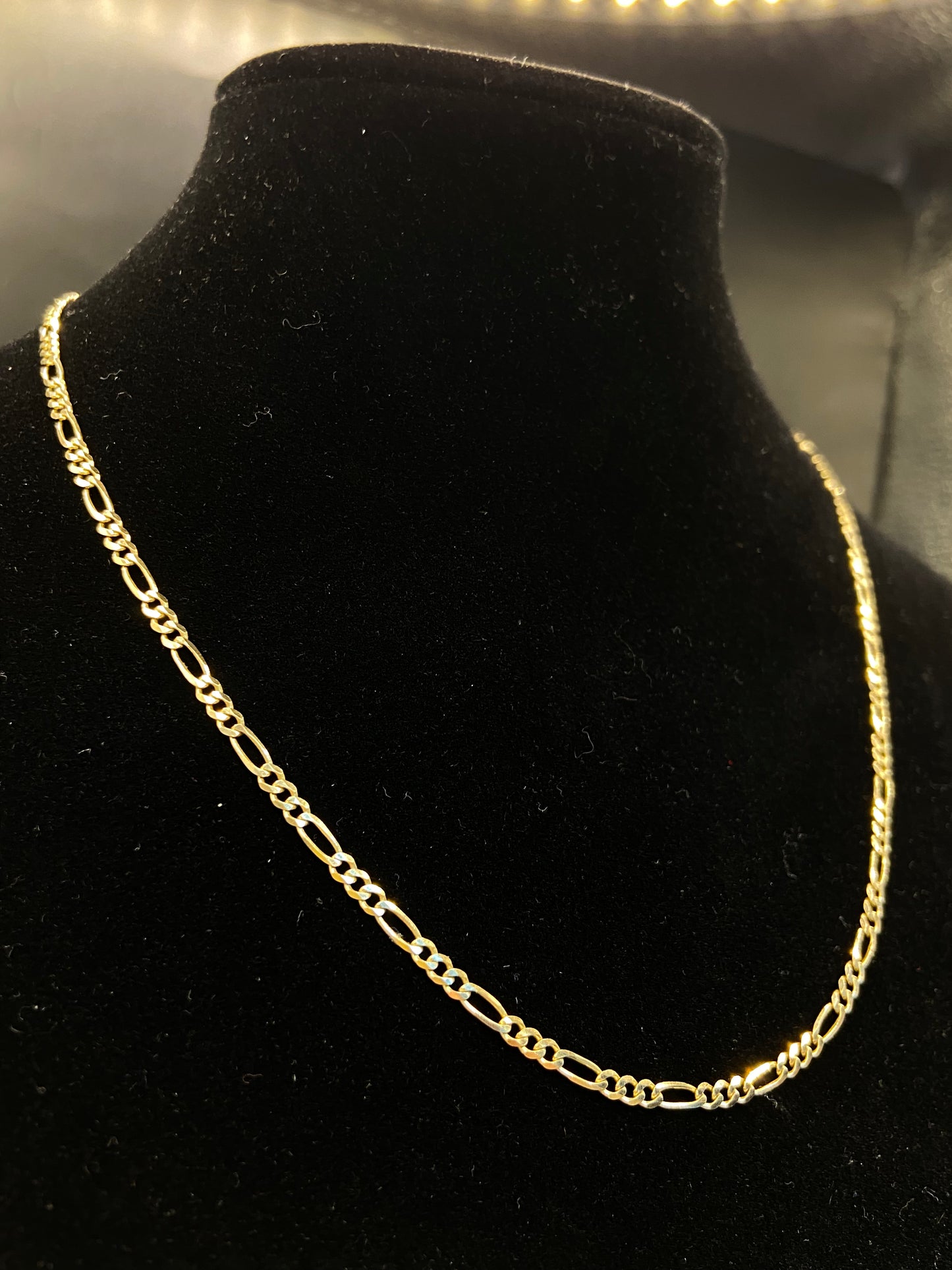 Cadena Unisex Tejido Cartier 3mm 4.5g Oro Amarillo 14k 40cm