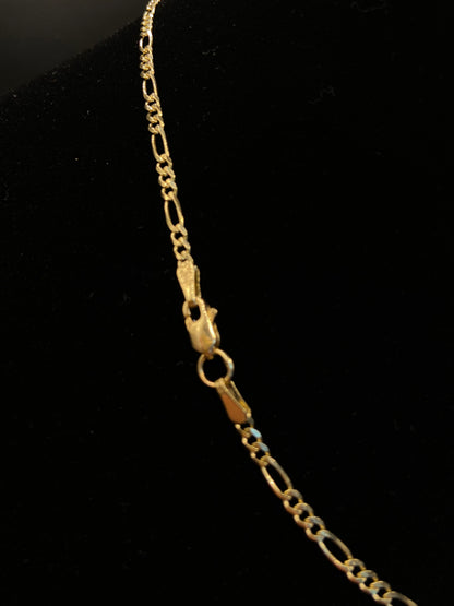 Cadena Unisex Tejido Cartier 3mm 4.5g Oro Amarillo 14k 40cm