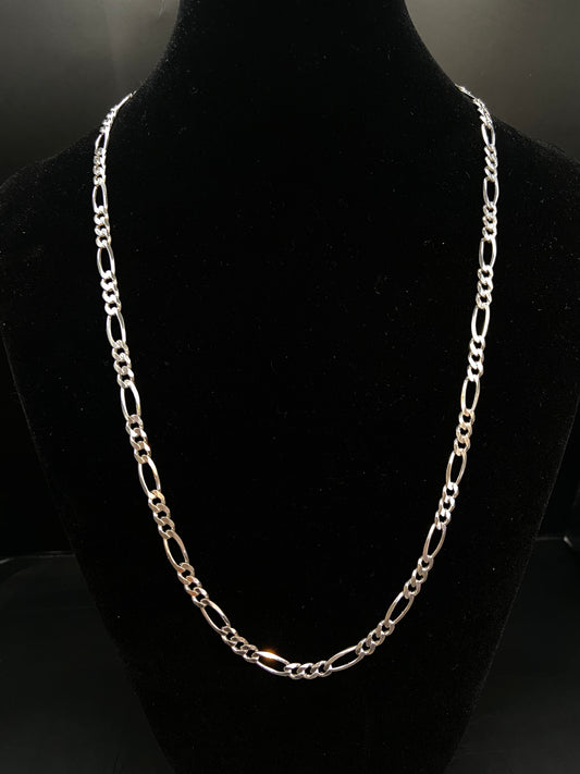 Cadena Unisex Tejido Cartier 5.4mm 20gr Plata 60cm